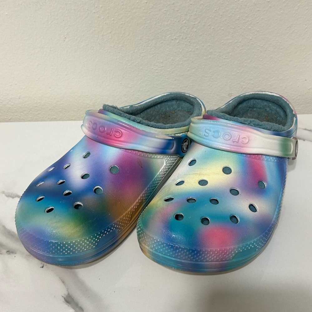Crocs Classic‎ Lined Solarized Clogs Size 8M